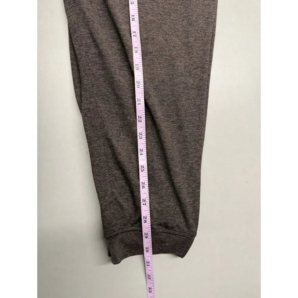 Lululemon Heathered Brown Performance Joggers Drawstring Waist Sz 6